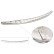 Chrome Stainless Steel Rear Bumper Protector suitable for Mercedes C-Class Sedan (W206) 2021- 'Ribs', Thumbnail 6