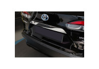 Chrome Stainless Steel Rear Bumper Protector suitable for Toyoto Corolla Cross (XG1TJ) 2022 - 'Ribs'