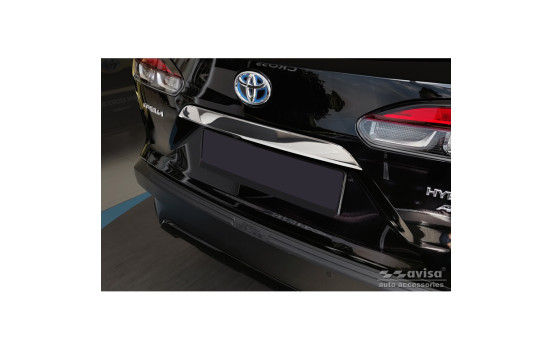 Chrome Stainless Steel Rear Bumper Protector suitable for Toyoto Corolla Cross (XG1TJ) 2022 - 'Ribs'