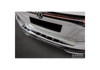 Chrome Stainless Steel Rear Bumper Protector suitable for Volkswagen Passat Variant (CJ5) 2023- 'Ribs'