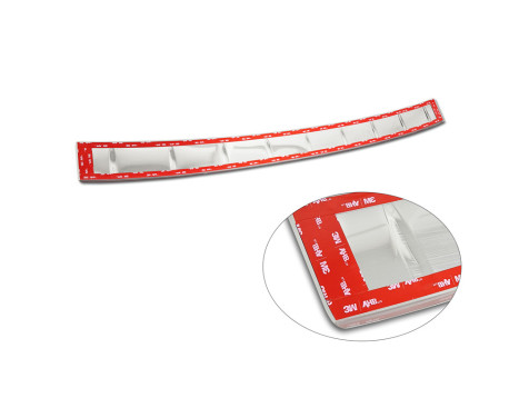 Chrome stainless steel rear bumper protector suitable for Volkswagen Tiguan (CT1) 2024- 'Ribs', Image 7