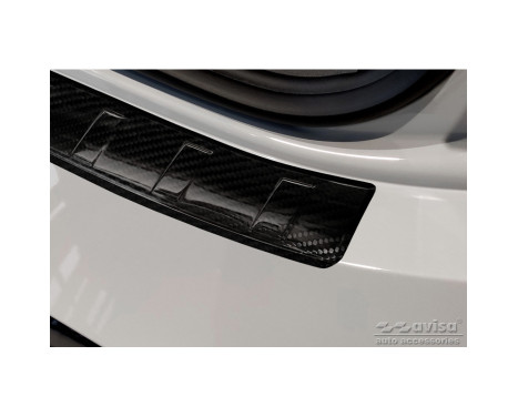 Genuine 3D Carbon Bumper protector suitable for Cupra Born 2021- 'Ribs', Image 3