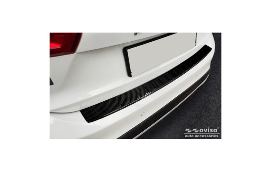 Genuine 3D Carbon Bumper protector suitable for Ford Focus Hatchback 5-door 2018- 'Ribs'