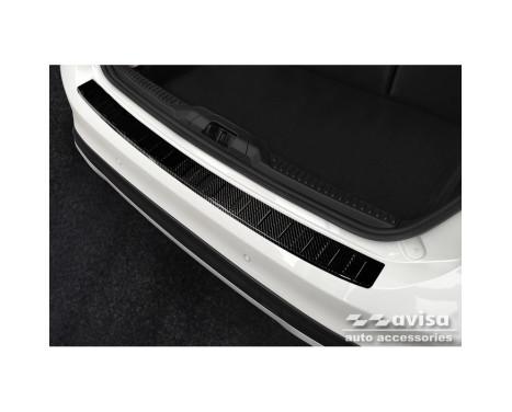 Genuine 3D Carbon Bumper protector suitable for Ford Focus Hatchback 5-door 2018- 'Ribs', Image 2