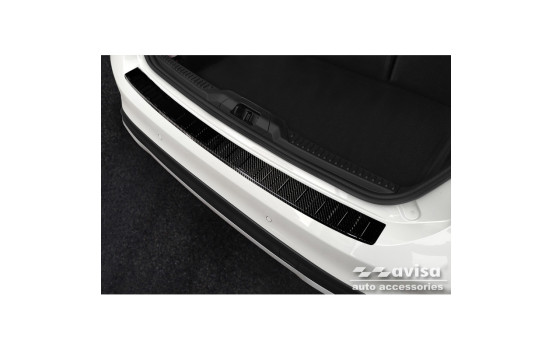 Genuine 3D Carbon Bumper protector suitable for Ford Focus Hatchback 5-door 2018- 'Ribs', Image 2