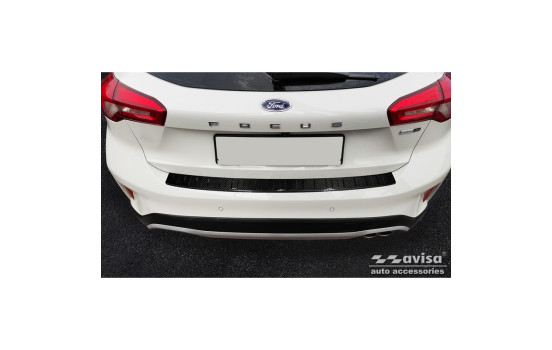 Genuine 3D Carbon Bumper protector suitable for Ford Focus Hatchback 5-door 2018- 'Ribs', Image 4