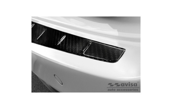 Genuine 3D Carbon Bumper protector suitable for Mercedes CLA II (C118) Sedan 2019- 'Ribs', Image 2