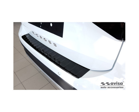 Genuine 3D Carbon Bumper protector suitable for Volkswagen T-Cross 2019- 'Ribs', Image 2