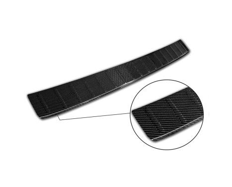 Genuine 3D Carbon Bumper protector suitable for Volkswagen T-Cross 2019- 'Ribs', Image 4