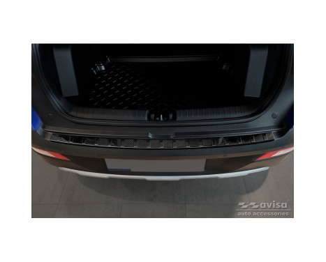 Genuine 3D Carbon Fiber Bumper Protector Fits Hyundai Bayon 2021- 'Ribs', Image 2