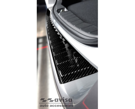Genuine 3D Carbon Fiber Bumper Protector suitable for Mitsubishi ASX Facelift 2019- 'Ribs', Image 4