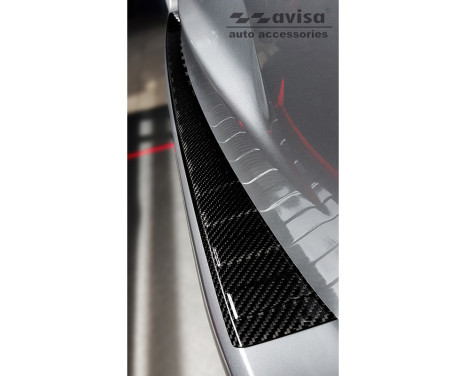 Genuine 3D Carbon Fiber Bumper Protector suitable for Mitsubishi ASX Facelift 2019- 'Ribs', Image 5