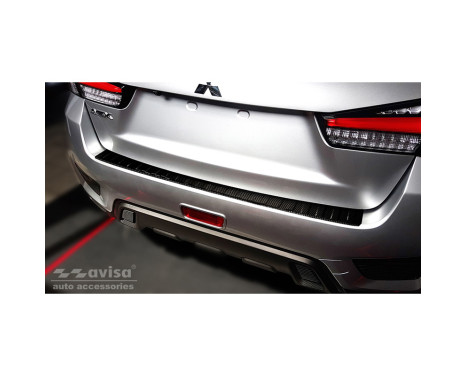 Genuine 3D Carbon Fiber Bumper Protector suitable for Mitsubishi ASX Facelift 2019- 'Ribs', Image 6
