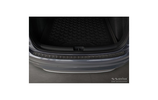 Genuine 3D Carbon Fiber Bumper Protector suitable for Volkswagen Taigo 2021- 'Ribs', Image 2