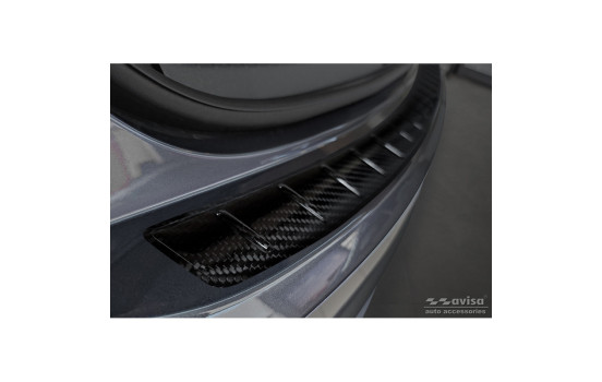 Genuine 3D Carbon Fiber Bumper Protector suitable for Volkswagen Taigo 2021- 'Ribs', Image 3