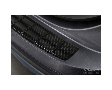 Genuine 3D Carbon Fiber Bumper Protector suitable for Volkswagen Taigo 2021- 'Ribs', Image 4