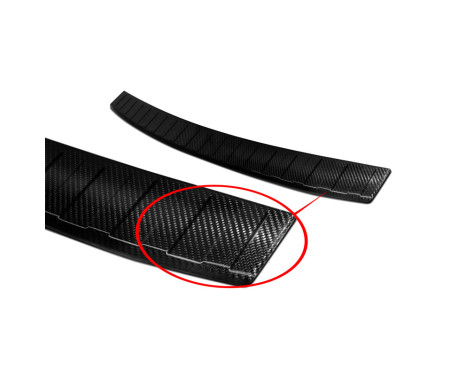 Genuine 3D Carbon Fiber Rear Bumper Protector Fit For Hyundai Tucson Facelift 2018-, Image 4