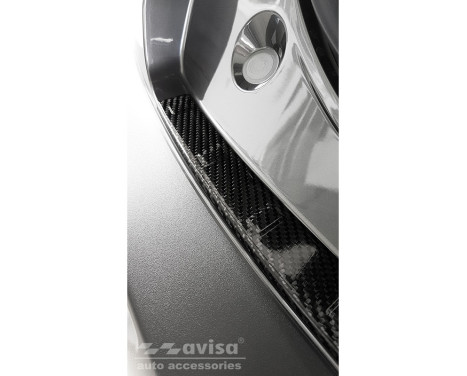 Genuine 3D Carbon Fiber Rear Bumper Protector Fit For Mazda CX-30 2019-, Image 2