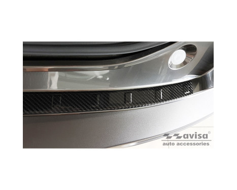 Genuine 3D Carbon Fiber Rear Bumper Protector Fit For Mazda CX-30 2019-, Image 4
