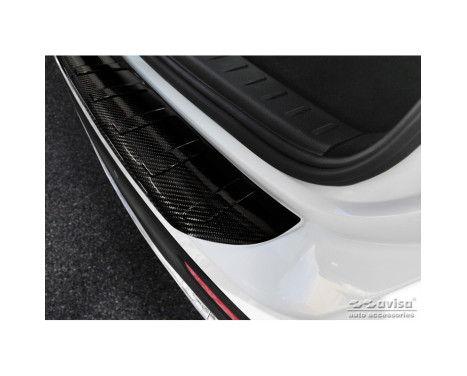 Genuine 3D Carbon Fiber Rear Bumper Protector Fit For Mercedes GLB 2019-, Image 2