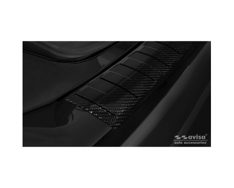 Genuine 3D Carbon Fiber Rear Bumper Protector Fit For Mitsubishi Outlander III Facelift 2015-, Image 3