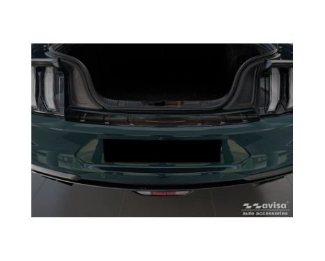 Genuine 3D Carbon Fiber Rear Bumper Protector suitable for Ford Mustang VI Coupé 2015-2017 & FL 2017- incl, Image 2
