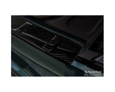 Genuine 3D Carbon Fiber Rear Bumper Protector suitable for Ford Mustang VI Coupé 2015-2017 & FL 2017- incl, Image 3