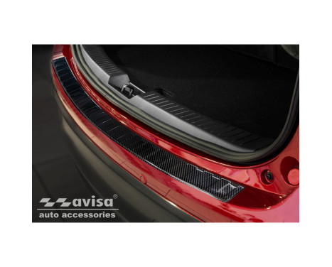 Genuine 3D Carbon Fiber Rear Bumper Protector suitable for Mazda CX-5 2012-2017 'Ribs'