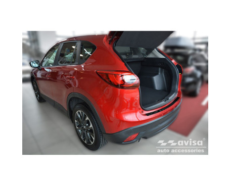 Genuine 3D Carbon Fiber Rear Bumper Protector suitable for Mazda CX-5 2012-2017 'Ribs', Image 3