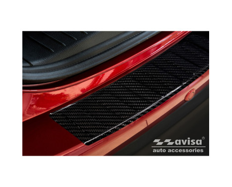 Genuine 3D Carbon Fiber Rear Bumper Protector suitable for Mazda CX-5 2012-2017 'Ribs', Image 4