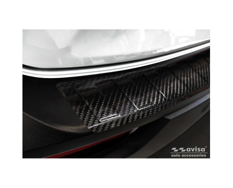 Genuine 3D Carbon Fiber Rear Bumper Protector suitable for Mazda MX-30 2020- 'Ribs'