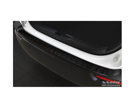 Genuine 3D Carbon Fiber Rear Bumper Protector suitable for Mazda MX-30 2020- 'Ribs', Image 2