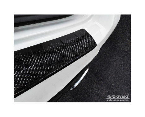 Genuine 3D Carbon Fiber Rear Bumper Protector suitable for Mercedes GLS X167 2019- 'Ribs', Image 4