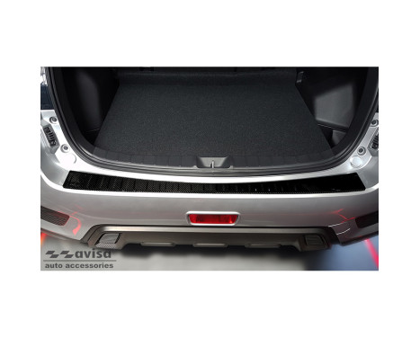 Genuine 3D Carbon Fiber Rear Bumper Protector suitable for Mitsubishi ASX Facelift 2019- 'Ribs', Image 3