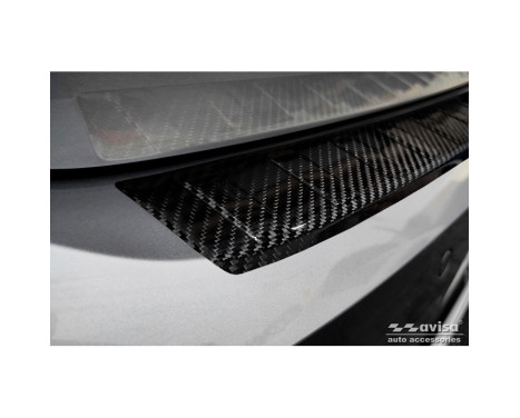 Genuine 3D Carbon Fiber Rear Bumper Protector suitable for Volkswagen Arteon Shooting Brake 2020- 'Ribs', Image 5