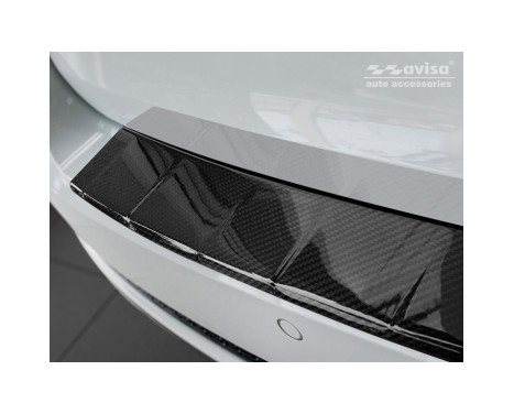 Genuine 3D Carbon Rear bumper protector suitable for Audi A4 (B9) Avant 2015-, Image 3