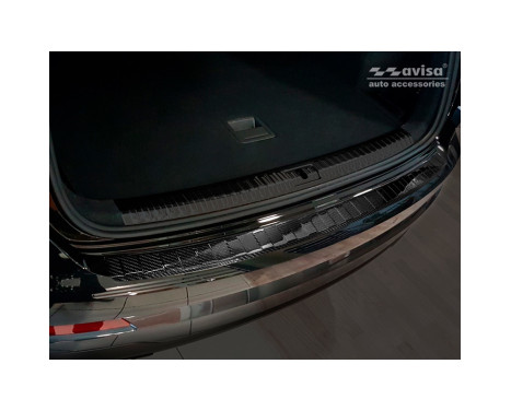 Genuine 3D Carbon Rear Bumper Protector suitable for Audi Q3 II 2019-