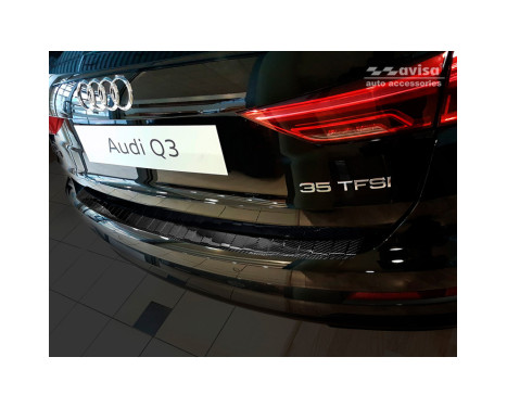 Genuine 3D Carbon Rear Bumper Protector suitable for Audi Q3 II 2019-, Image 2