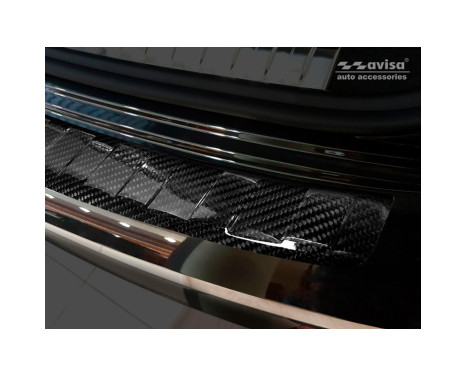 Genuine 3D Carbon Rear Bumper Protector suitable for Audi Q3 II 2019-, Image 4