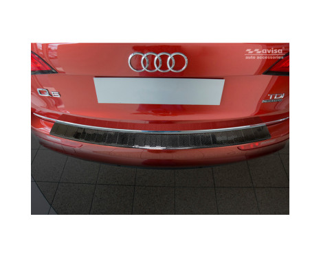 Genuine 3D Carbon Rear Bumper Protector suitable for Audi Q5 2008-2016, Image 3