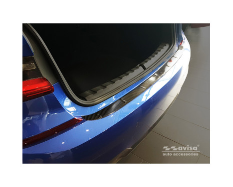 Genuine 3D Carbon Rear Bumper Protector suitable for BMW 3-Series G20 Sedan M-Package 2019-, Image 2