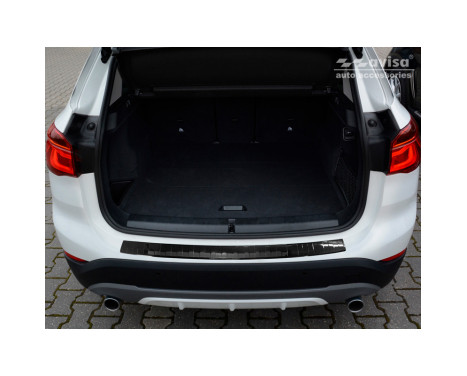 Genuine 3D Carbon Rear bumper protector suitable for BMW X1 (F48) 2015-, Image 2
