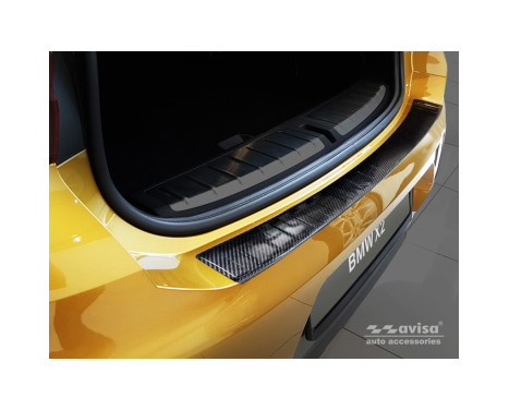 Genuine 3D Carbon Rear Bumper Protector suitable for BMW X2 F39 M-Package 2018-, Image 2
