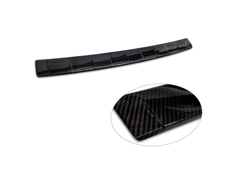 Genuine 3D Carbon Rear Bumper Protector suitable for Jeep Avenger + e-Hybrid & EV 2023- 'Ribs', Image 6