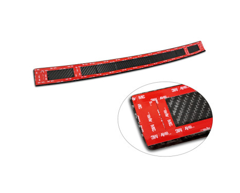 Genuine 3D Carbon Rear Bumper Protector suitable for Jeep Avenger + e-Hybrid & EV 2023- 'Ribs', Image 7