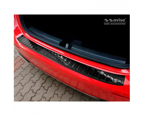 Genuine 3D Carbon Rear Bumper Protector suitable for Mercedes A-Class W177 2018-