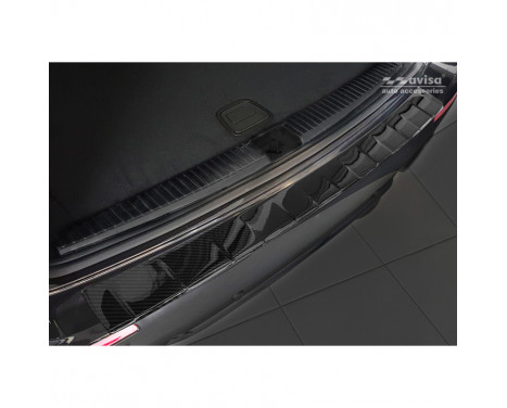 Genuine 3D Carbon Rear Bumper Protector suitable for Mercedes E-Class W213 Kombi 2016-