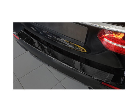 Genuine 3D Carbon Rear Bumper Protector suitable for Mercedes E-Class W213 Kombi 2016-, Image 2