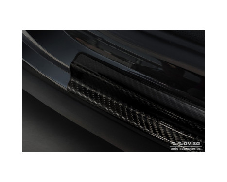 Genuine 3D Carbon Rear Bumper Protector suitable for Mercedes EQC (N293) 2019-, Image 2