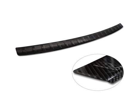 Genuine 3D Carbon Rear Bumper Protector suitable for Renault Megane E-Tech 2021- 'Ribs', Image 6